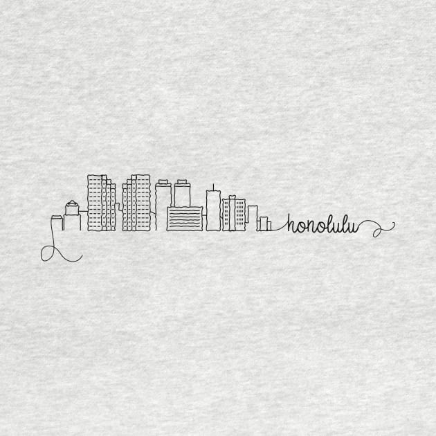 Honolulu City Signature by kursatunsal